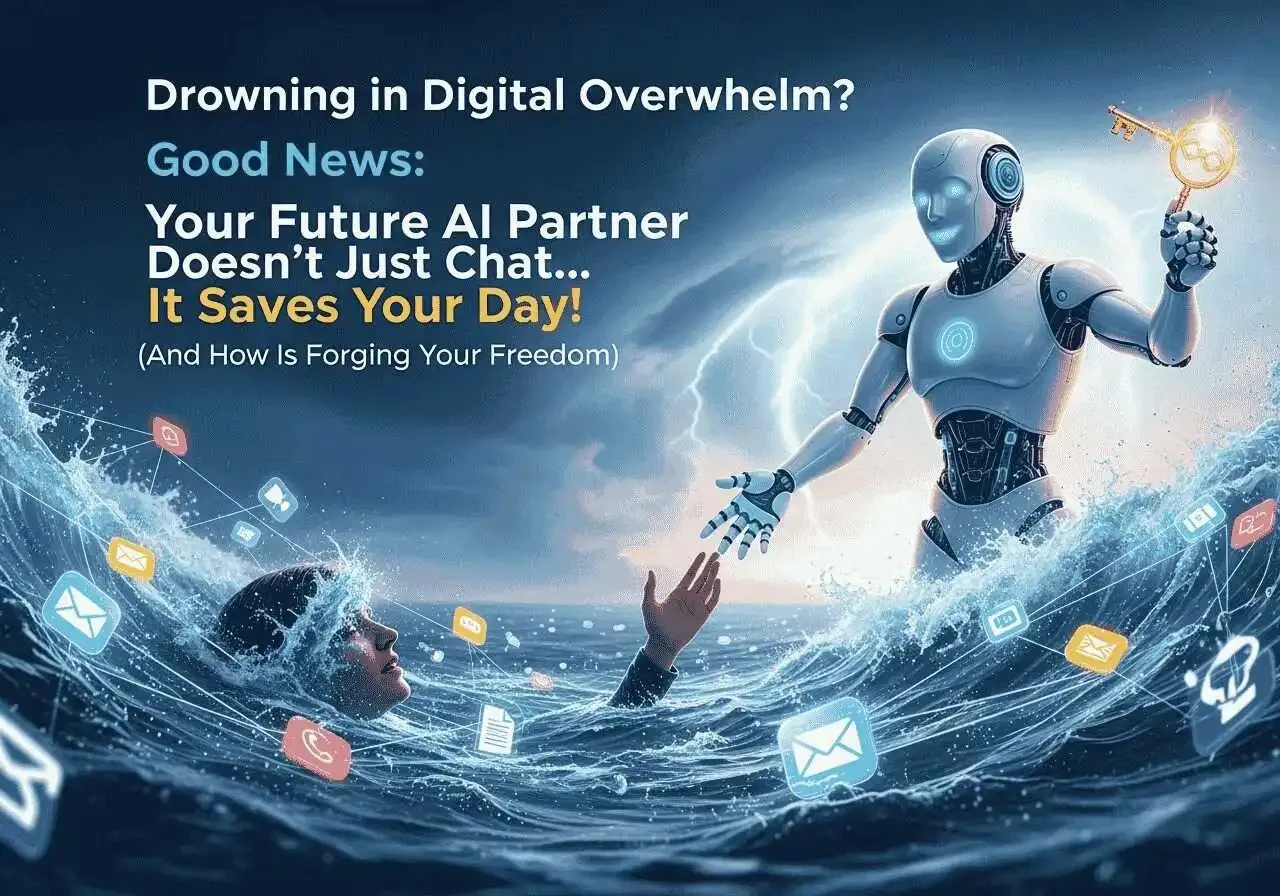 Drowning in Digital Overwhelm? Good News: Your Future AI Partner Doesn't Just Chat... It Saves Your Day! (And How Webarclight Is Forging Your Freedom) 
