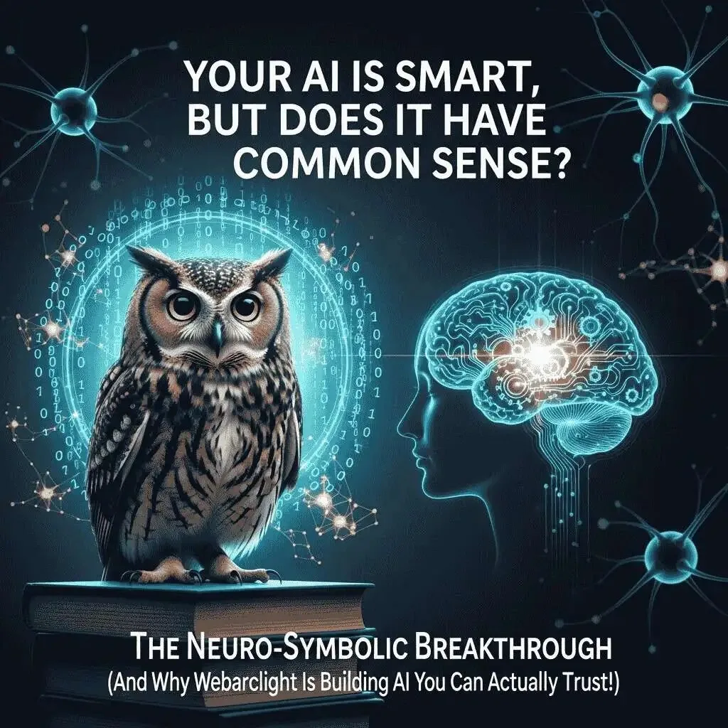 Your AI is Smart, But Does It Have Common Sense? The Neuro-Symbolic Breakthrough (And Why Webarclight Is Building AI You Can Actually Trust!) 