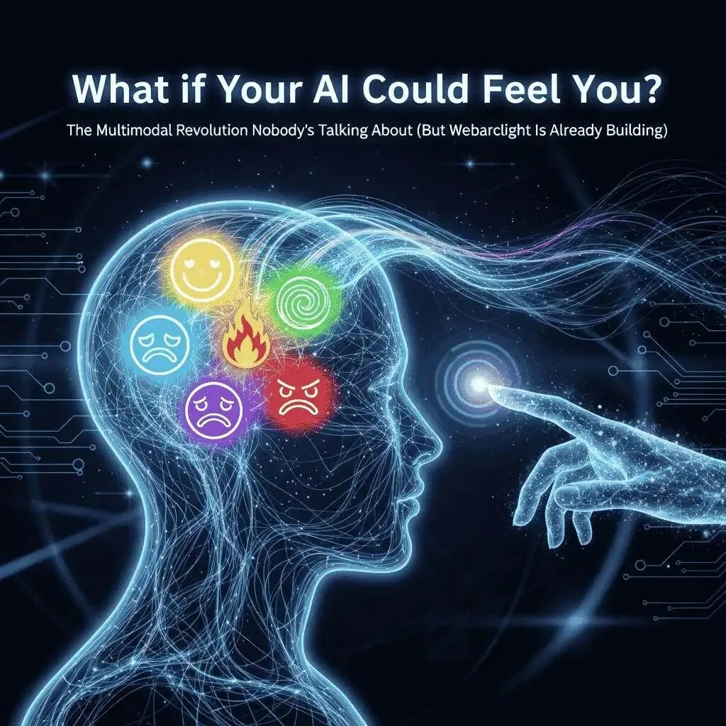 What if Your AI Could Feel You? The Multimodal Revolution Nobody's Talking About (But Webarclight Is Already Building)